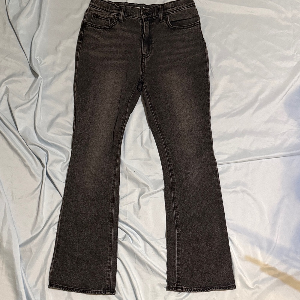 Girls Black Jeans size 16 flare